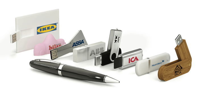 USB-minnen med tryck från USB Kompaniet